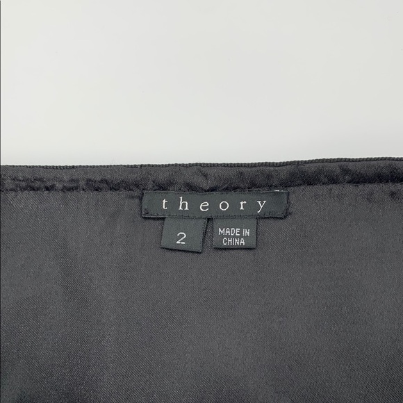 Theory Roxanne Spread a-line sequin mini skirt grosgrain ribbon sparkle party 2 - Picture 4 of 4